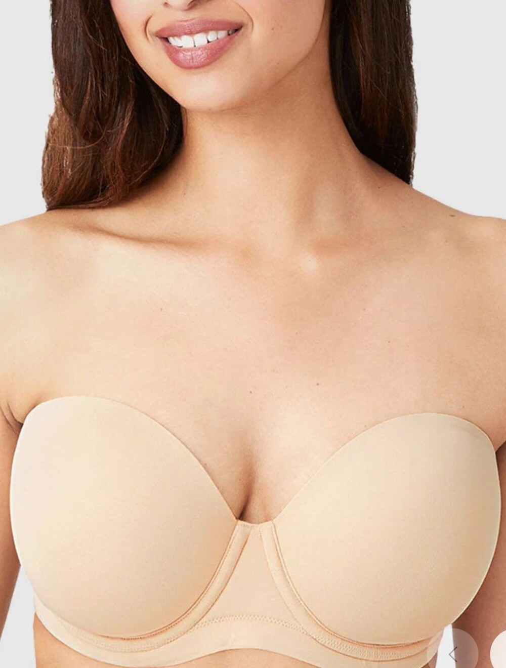 NEW Wacoal Nude Strapless Bra Size 40H Style 854119